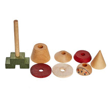Load image into Gallery viewer, Wooden Story Stacking Toy Fig. No.04