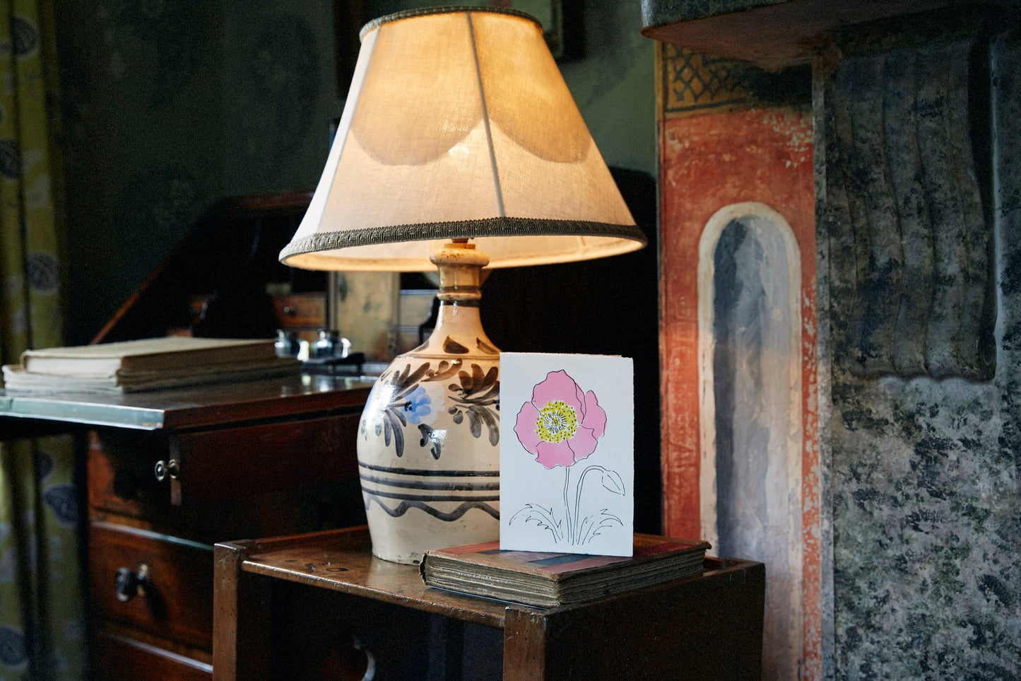Scribble & Daub Charleston Collection Oriental Poppy
