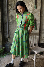 Load image into Gallery viewer, Apple Green Apron Front Dress