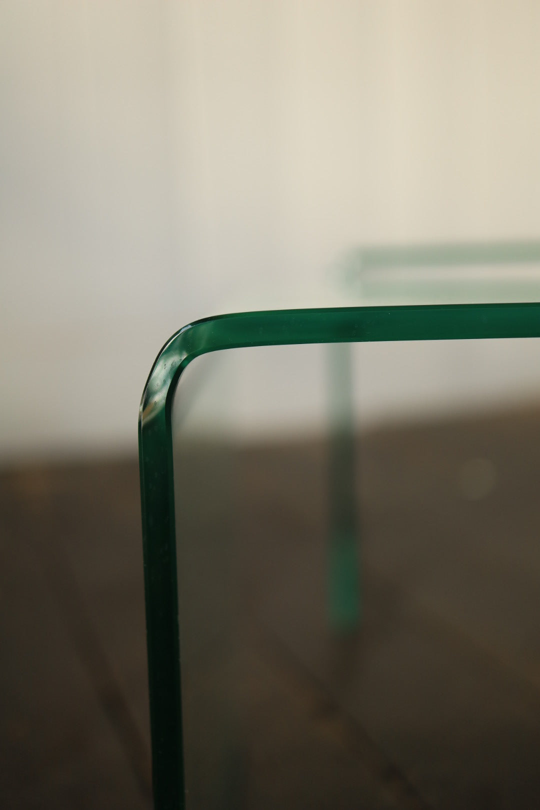 Glass side table Large