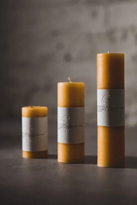 Skär Organics Beeswax Pillar Candles Box