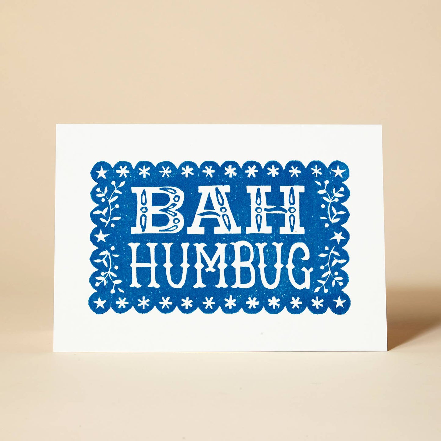 Bah Humbug Greetings Card