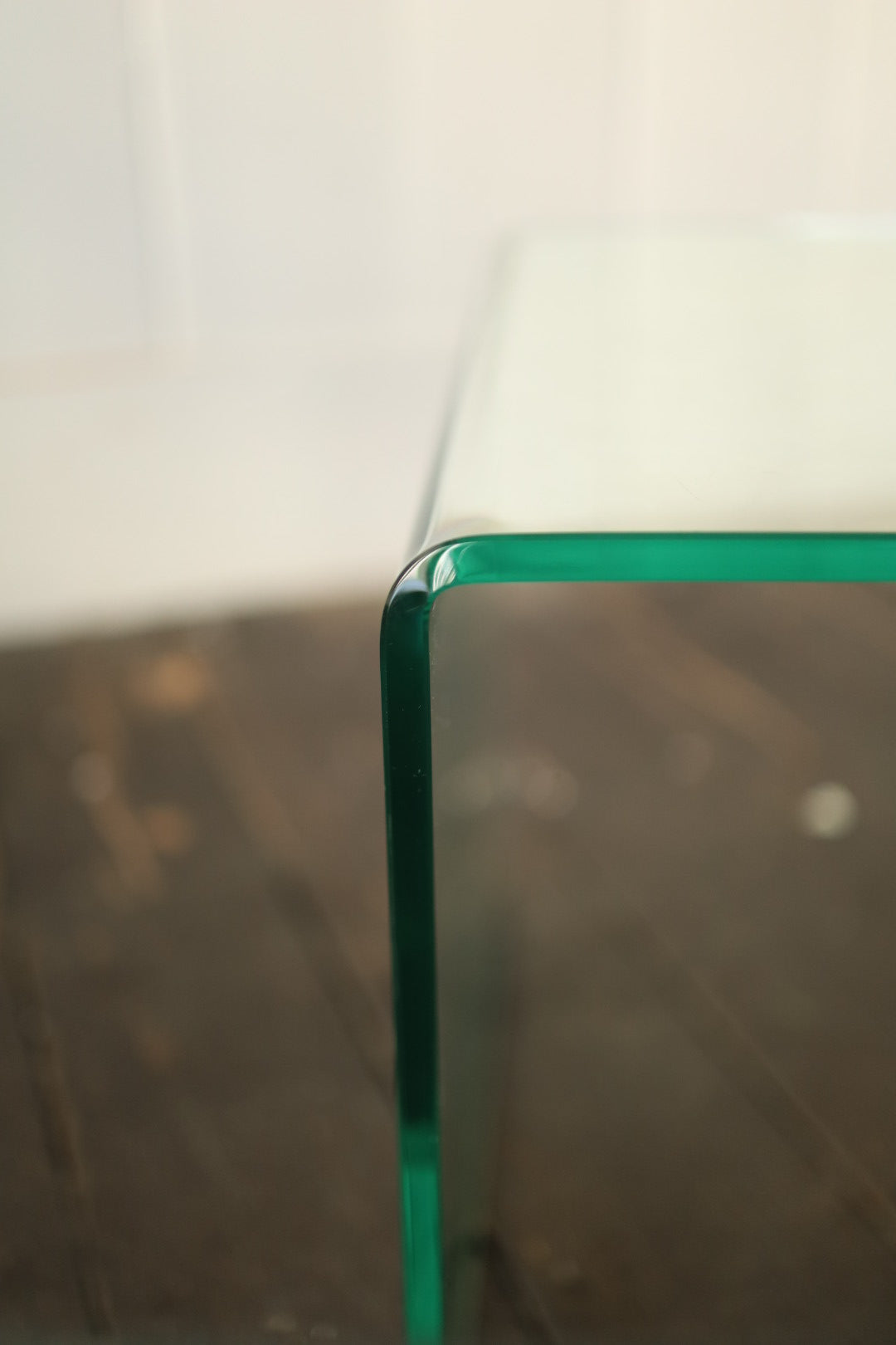 Glass side table Large