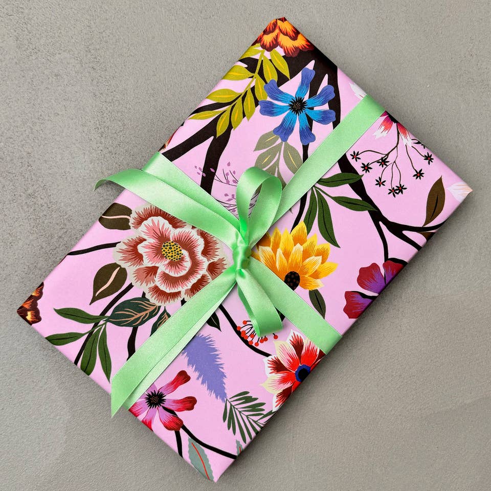 Botanical Floral Growing Tree Illustrated Gift Wrap GW-010