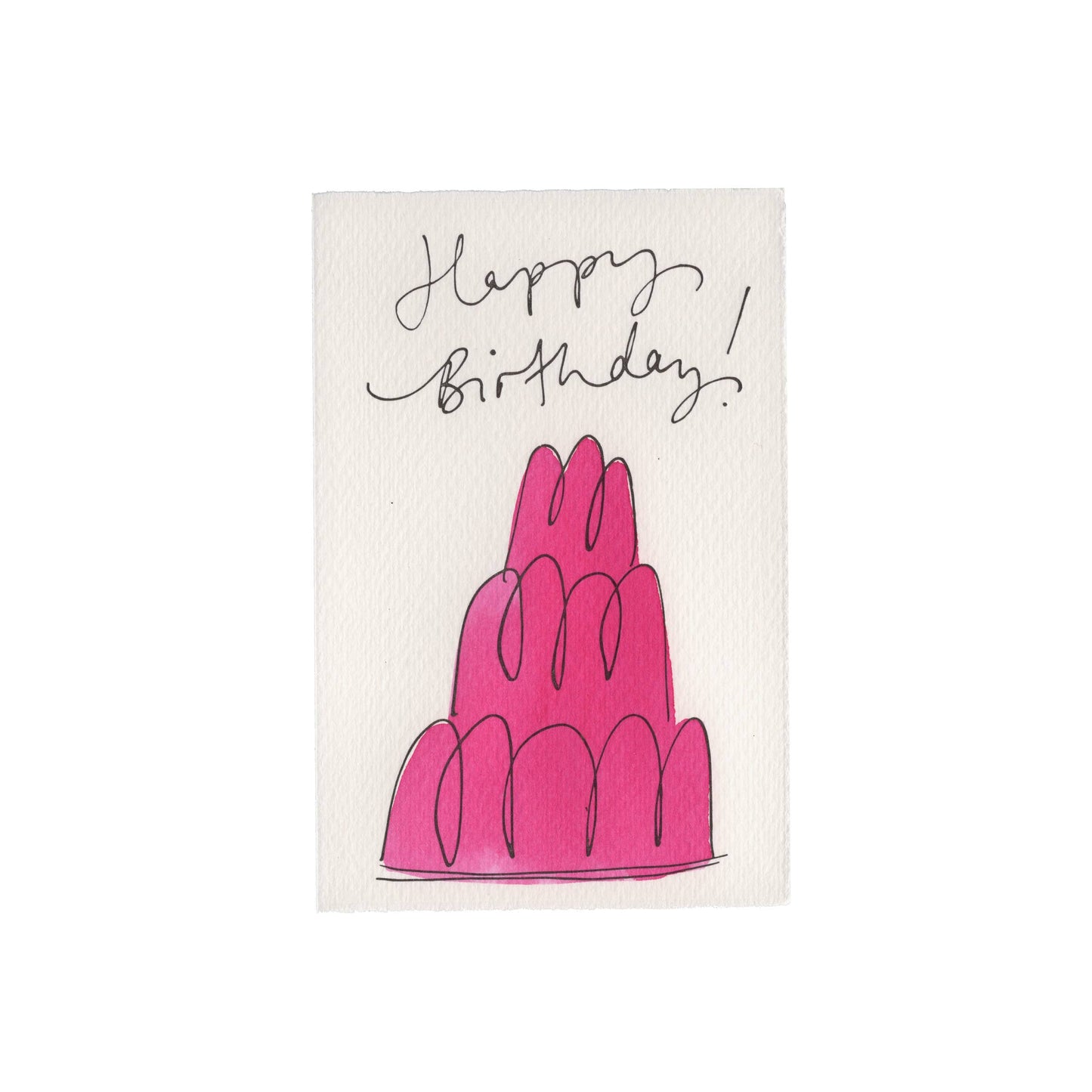 Scribble & Daub Jelly Card Green