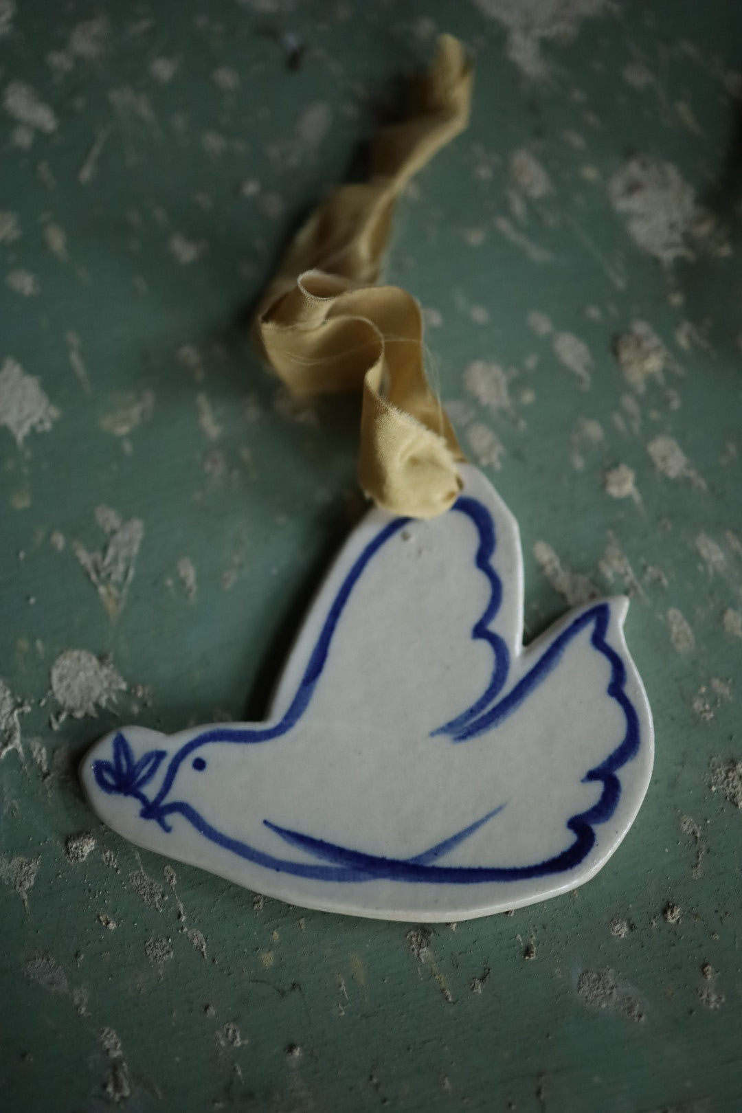 Emma Glipa Peace Dove Decorations Cobalt
