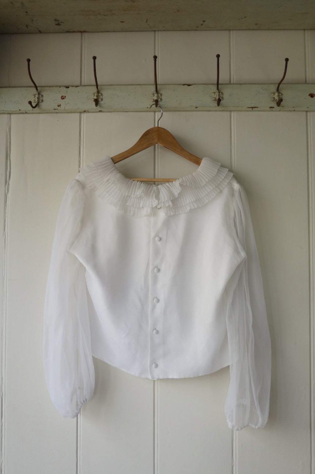 Edith Hart Ruffle Blouse