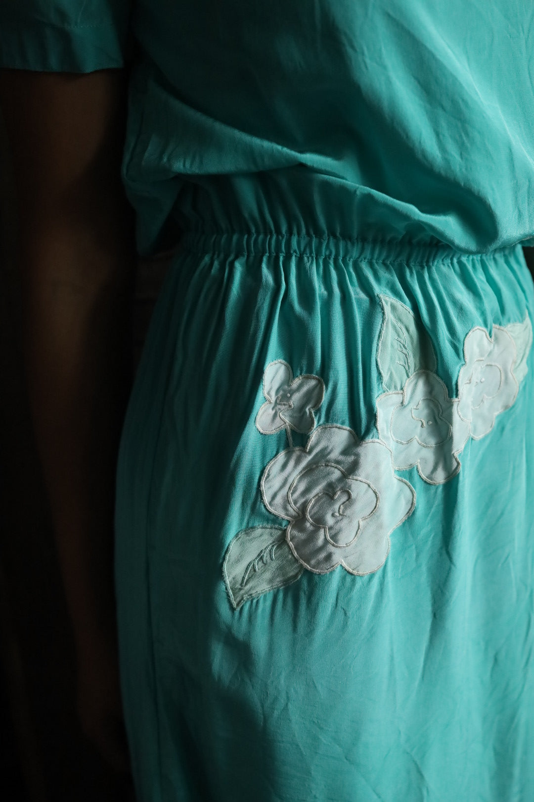 Jade Green Pascal Silk Dress