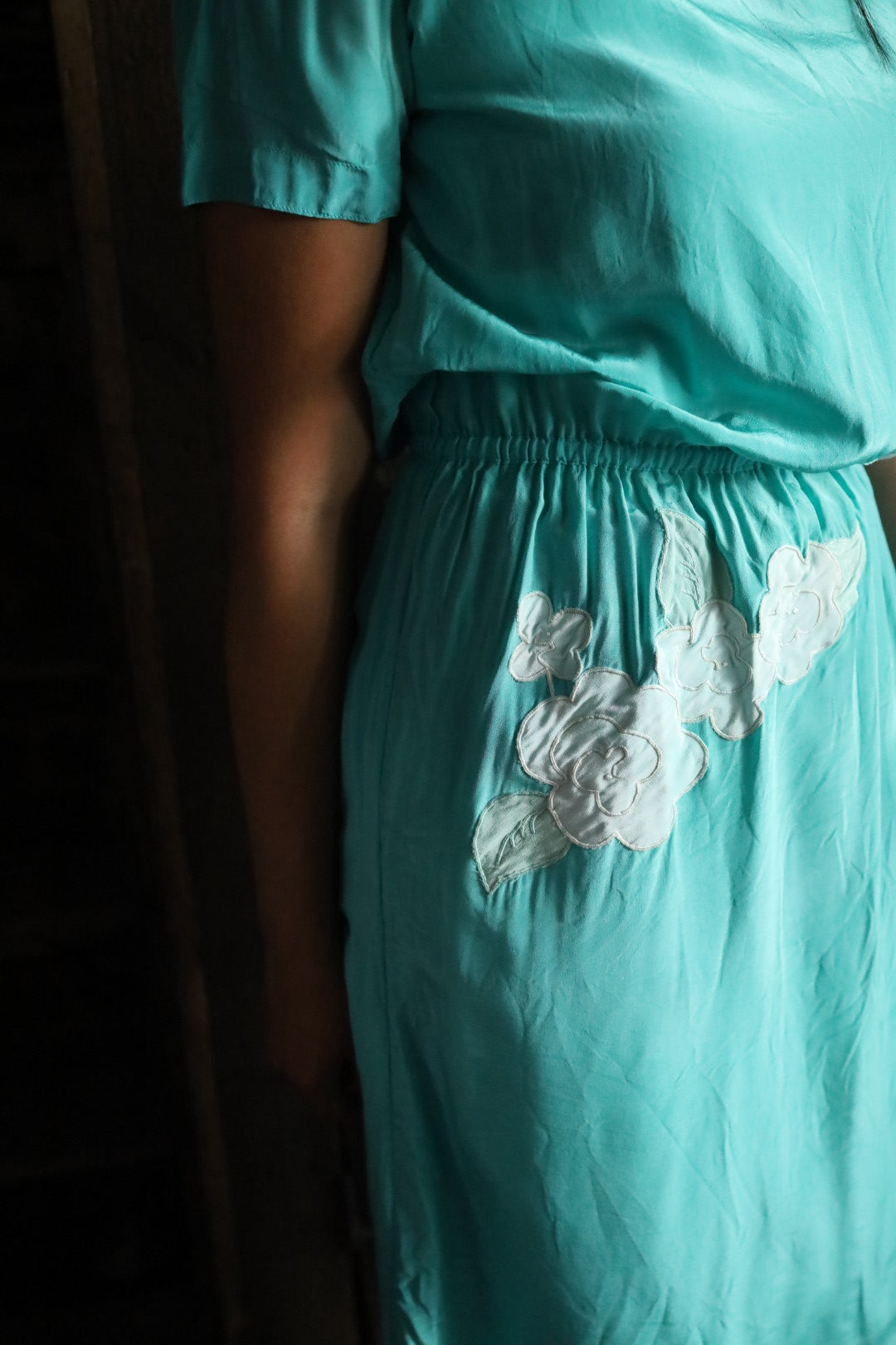 Jade Green Pascal Silk Dress