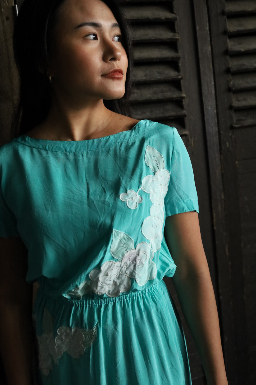Jade Green Pascal Silk Dress
