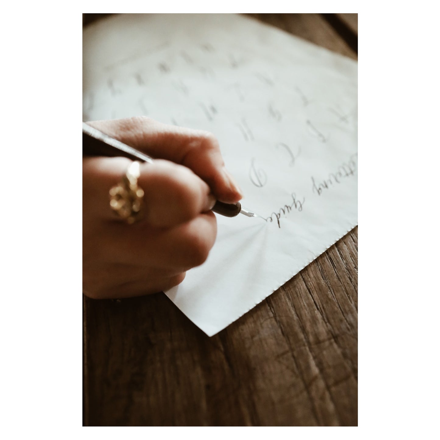Nib & Ink Calligraphy with Hand Lettering Folk