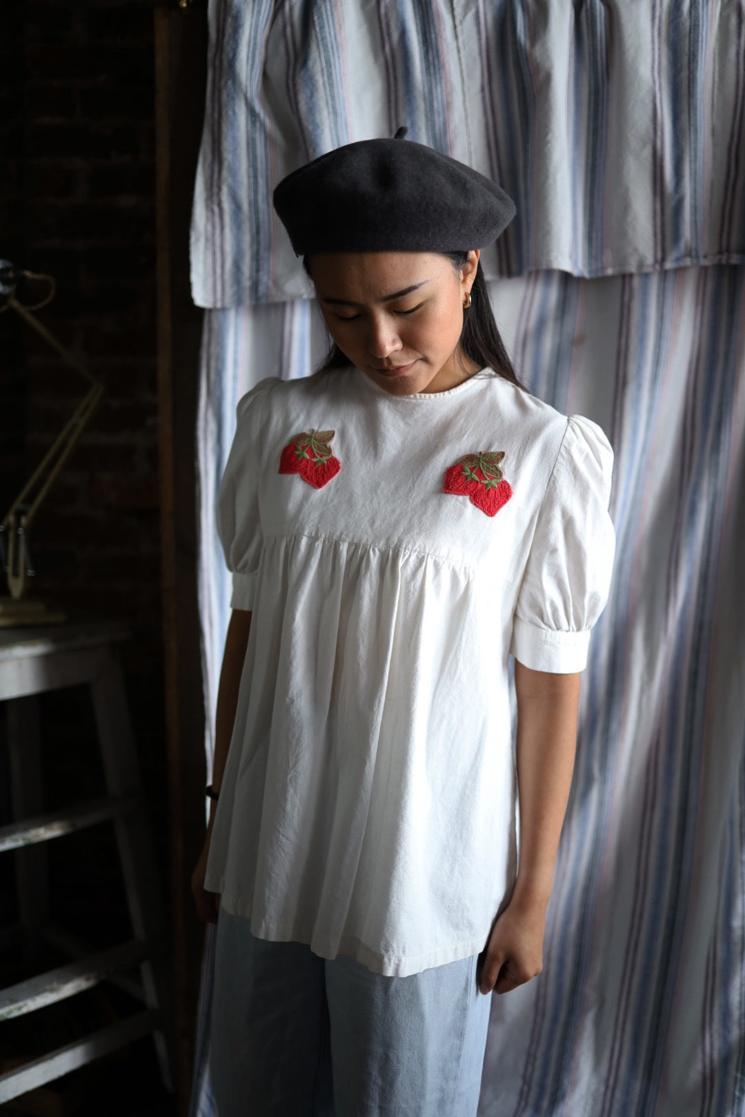 Appliquéd Strawberries Top