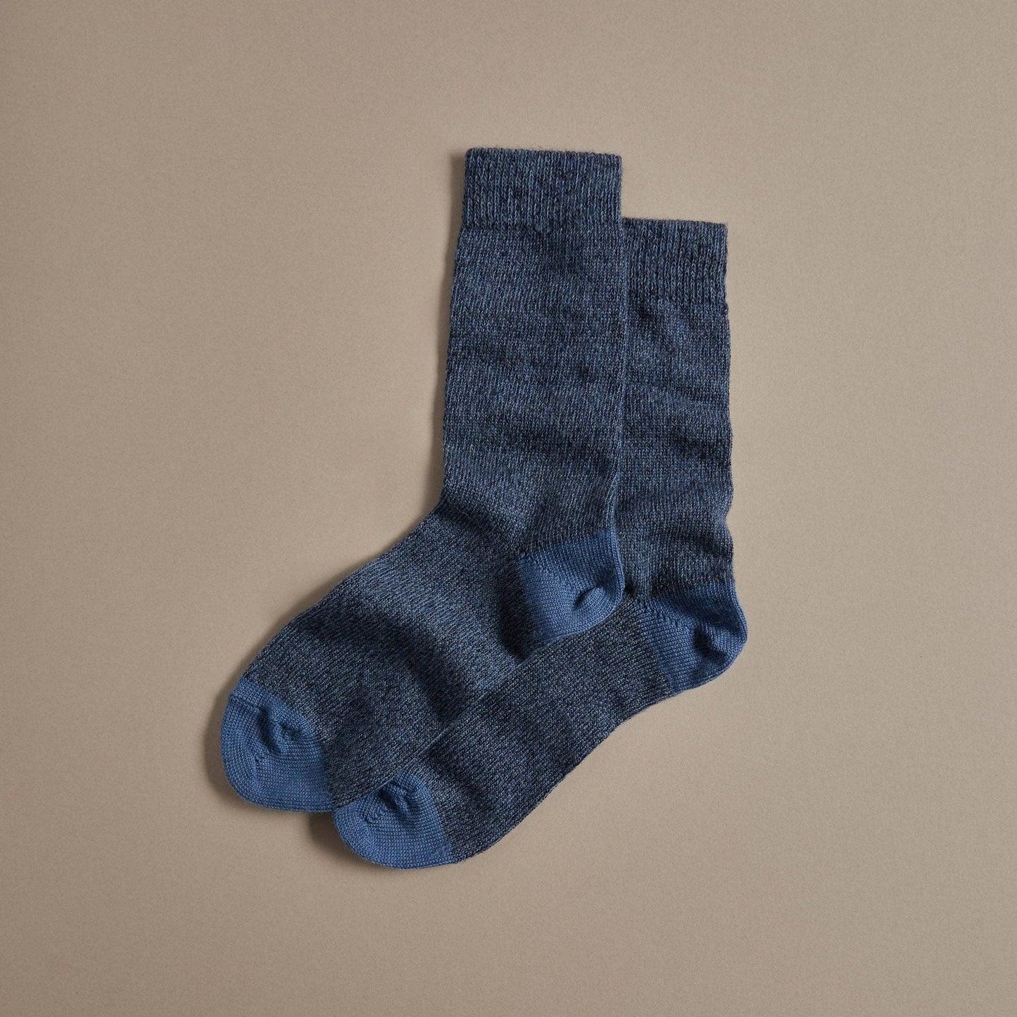 Fine Merino Wool Socks - Blue: UK 8-11
