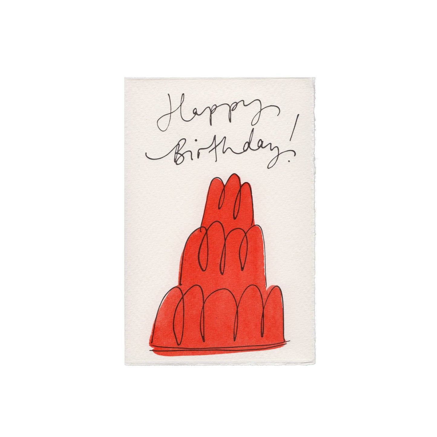 Scribble & Daub Jelly Card Green