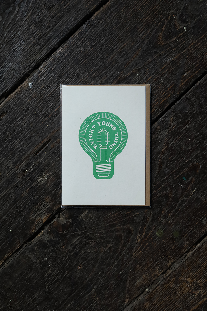 Bright Young Thing Greeting Card