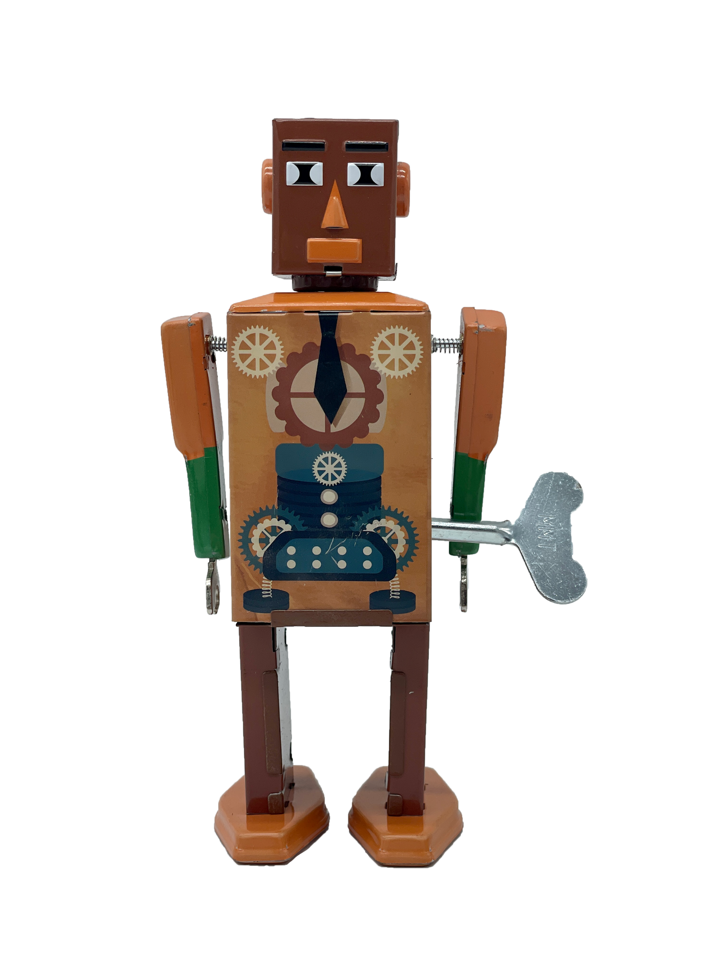 Business Bot - Retro Robot Tin Toy Mr&Ms Tin