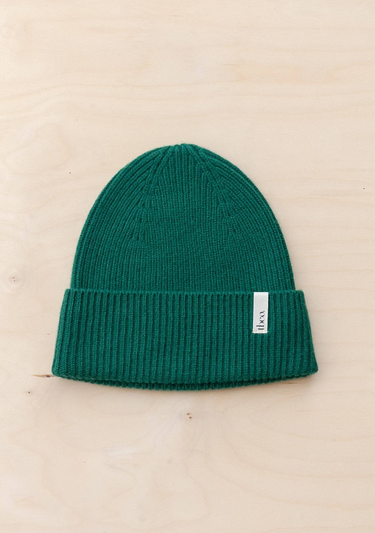 TBCo Cashmere & Merino Beanie in Forest