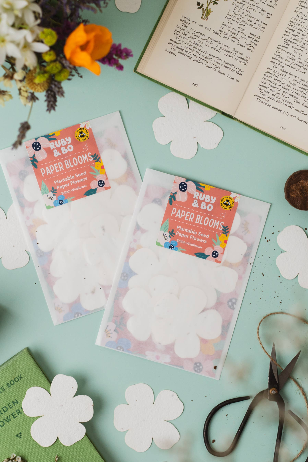 Paper Blooms! Plantable Paper Flowers