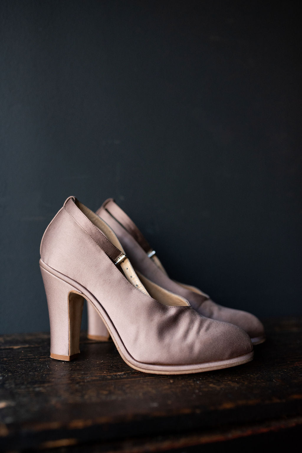 Dries Van Noten Satin Ankle Strap Shoes Size 38.5
