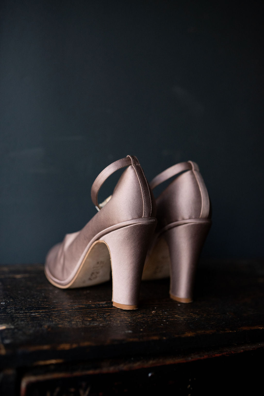 Dries Van Noten Satin Ankle Strap Shoes Size 38.5