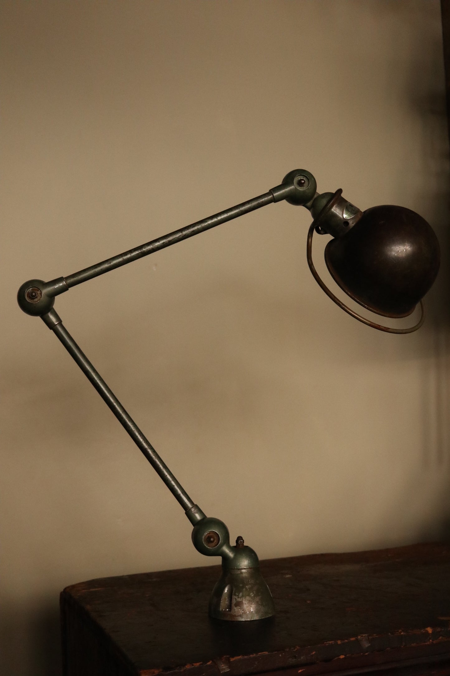 Jielde Factory Machinist's Lamp - Green