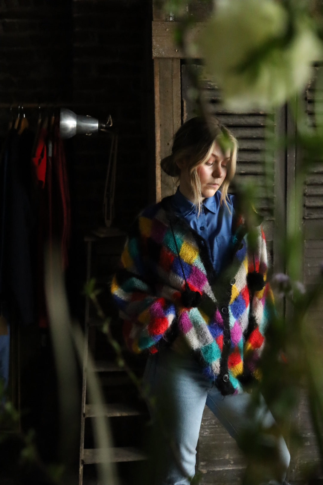 Harlequin Hand Knitted Cardigan