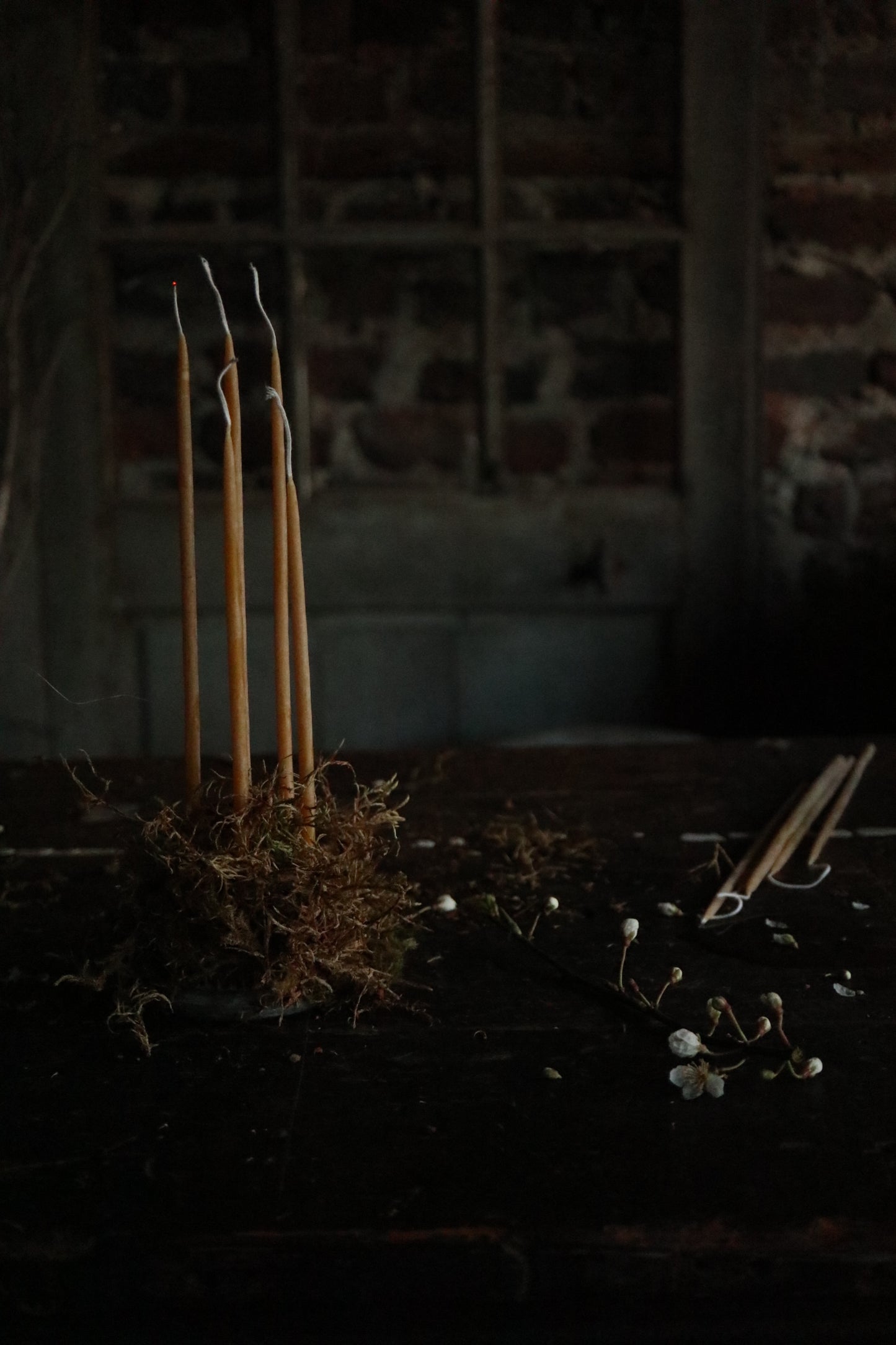 Hand-dipped Beeswax Party Candles