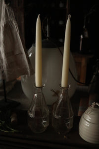 Pair of Wax Atelier Hand-dipped Beeswax Dining Candles