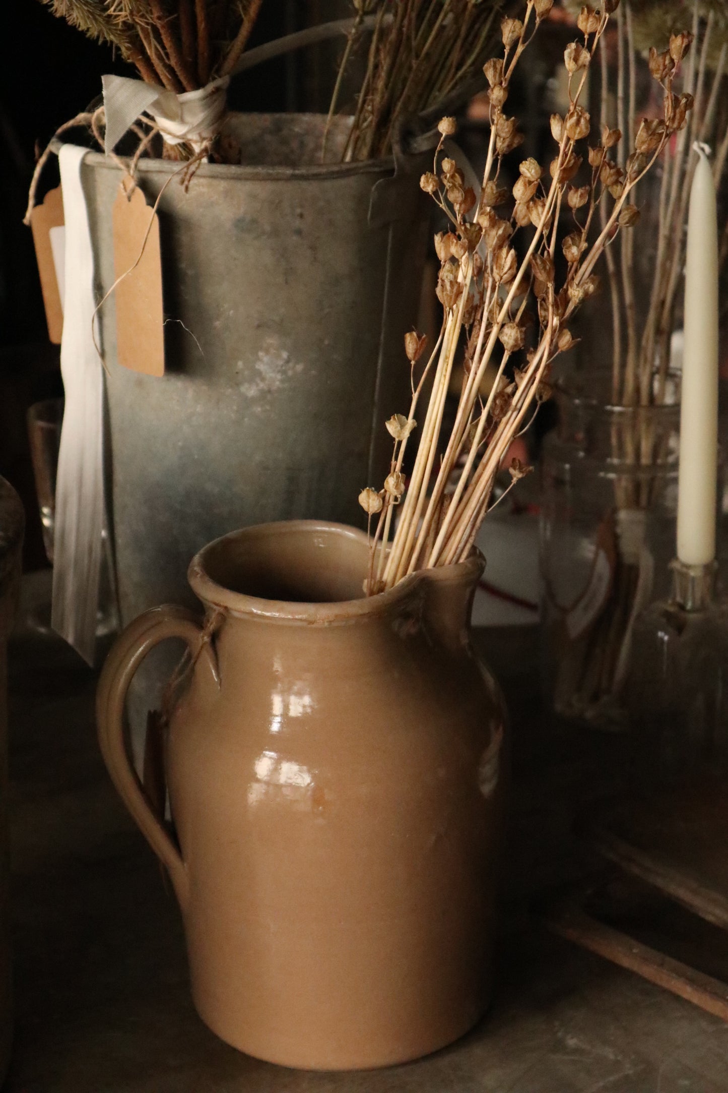 Stoneware Pitcher Jug
