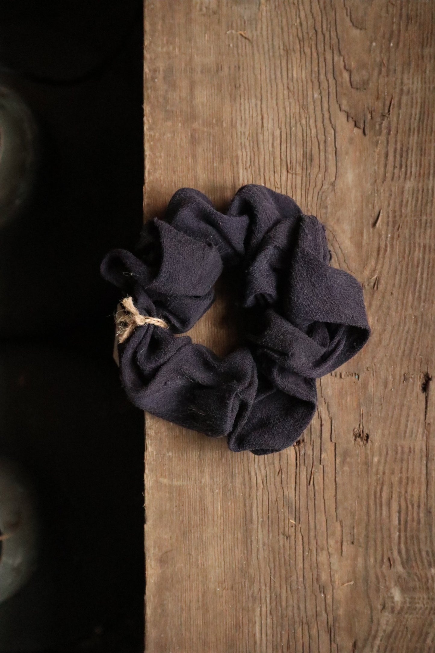 Silk Hair Scrunchie - Night Sky