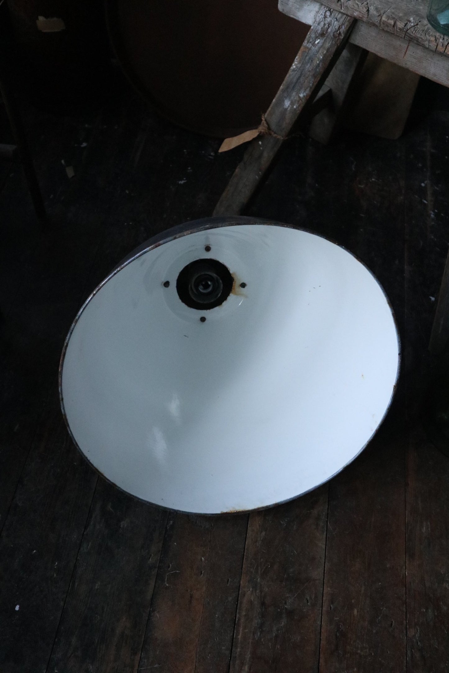 Grey Industrial Pendant Light - Extra Large