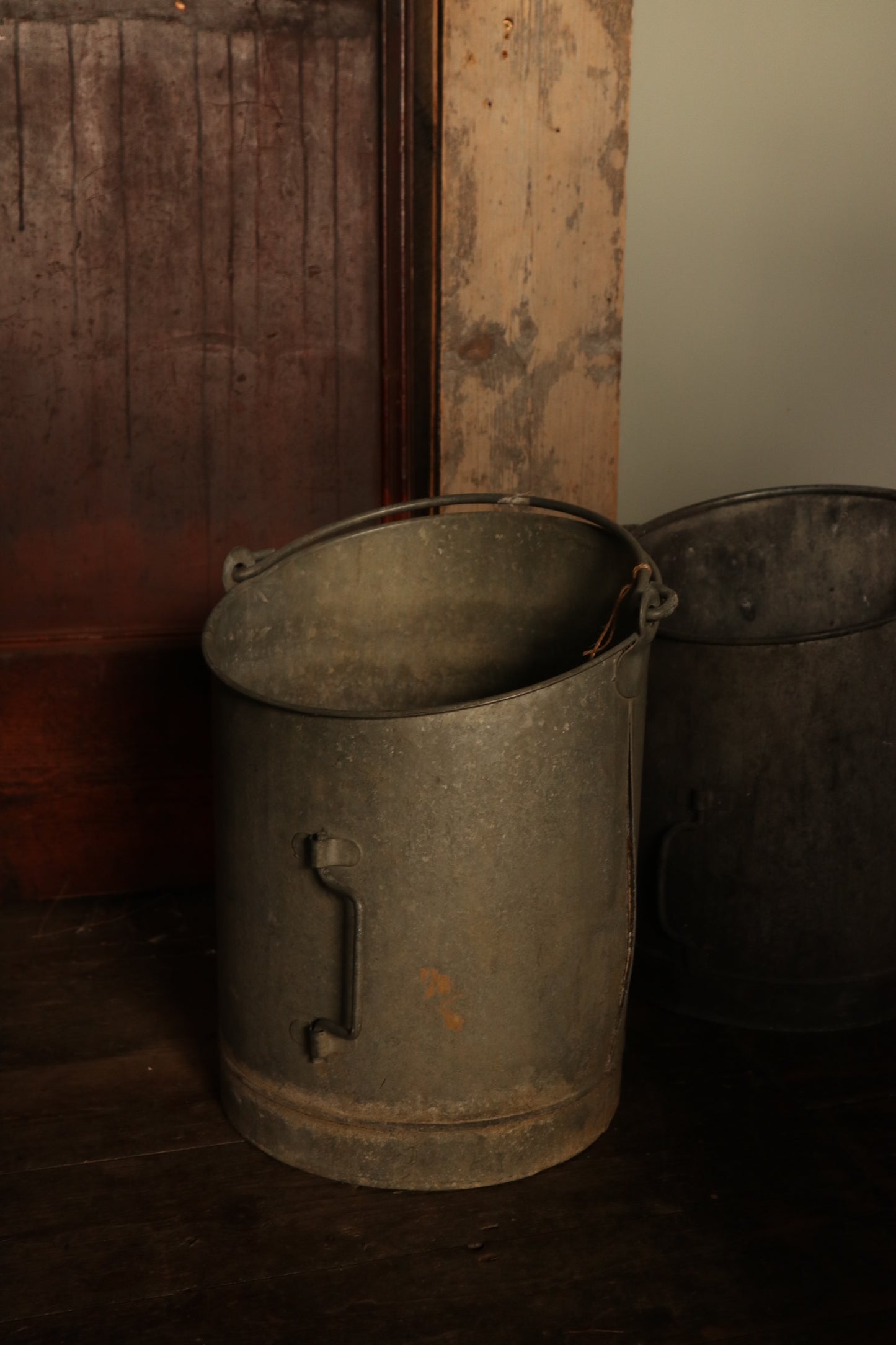 Galvanised Coal Scuttle