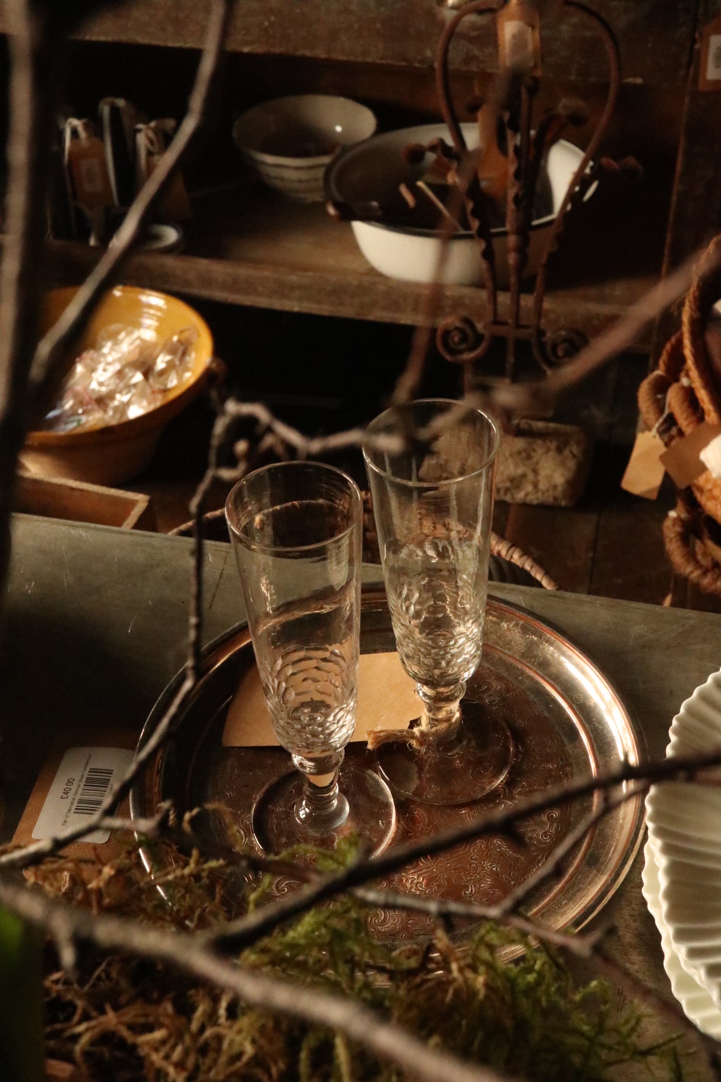 Champagne Flutes - pair