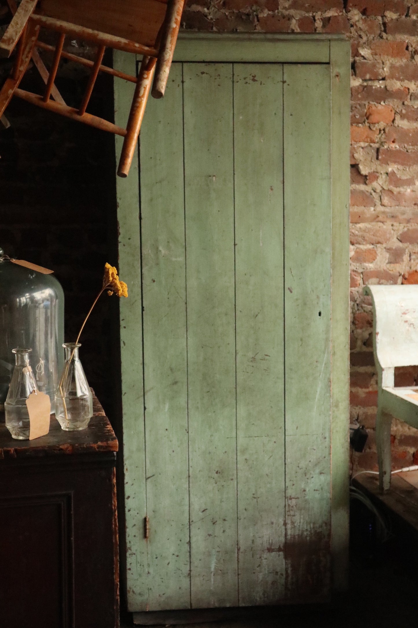 Green Alcove Pine Cupboard