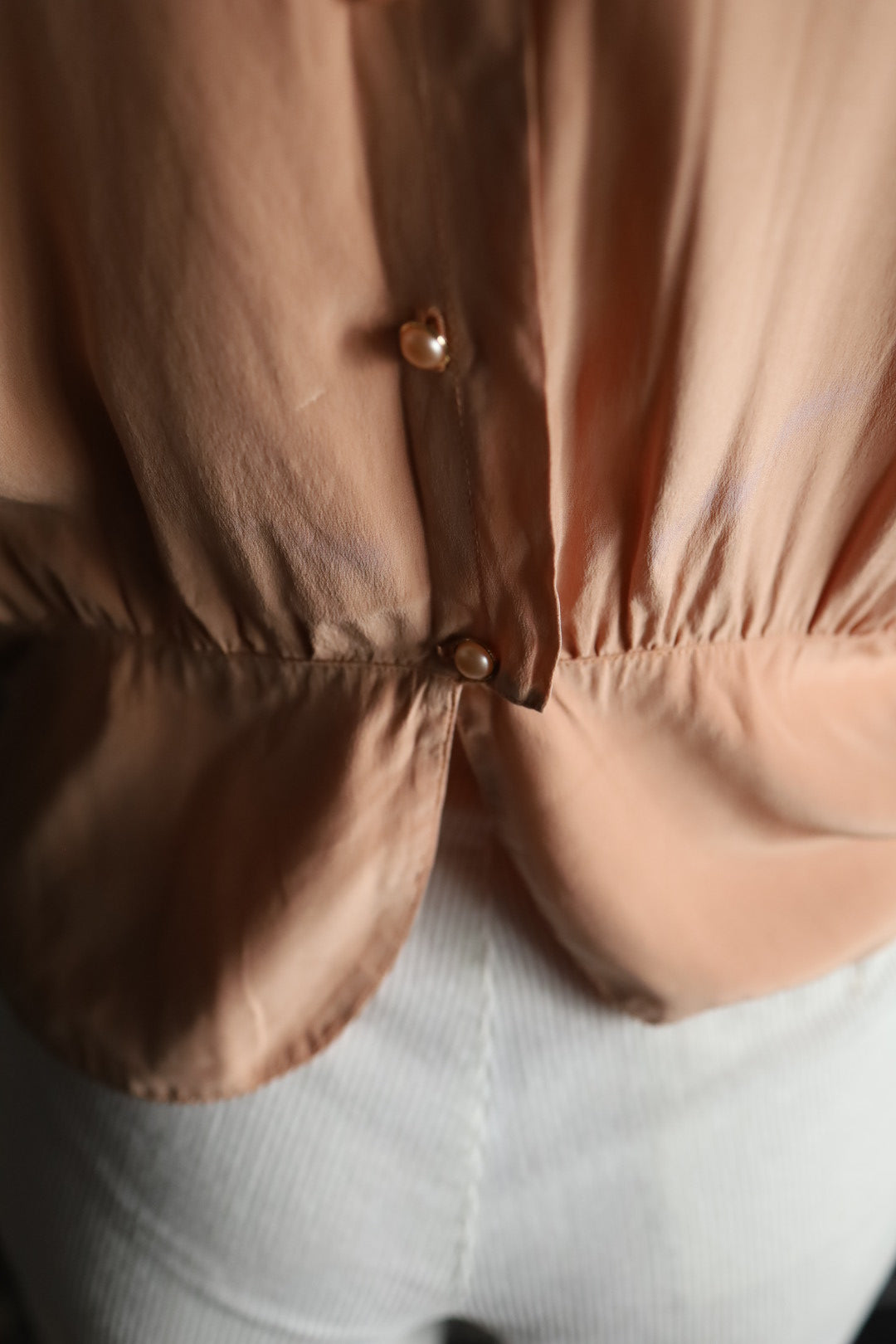 Silk Waisted Blouse