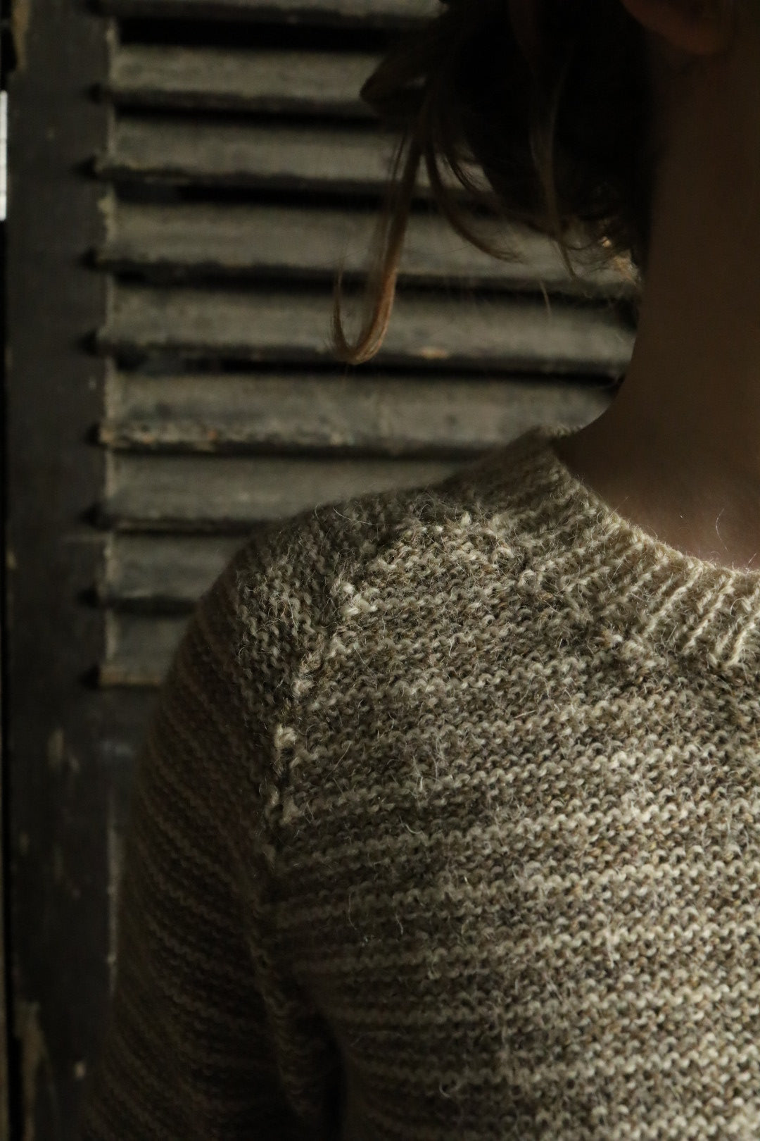 Hand Knitted Stripe Jumper with Pockets