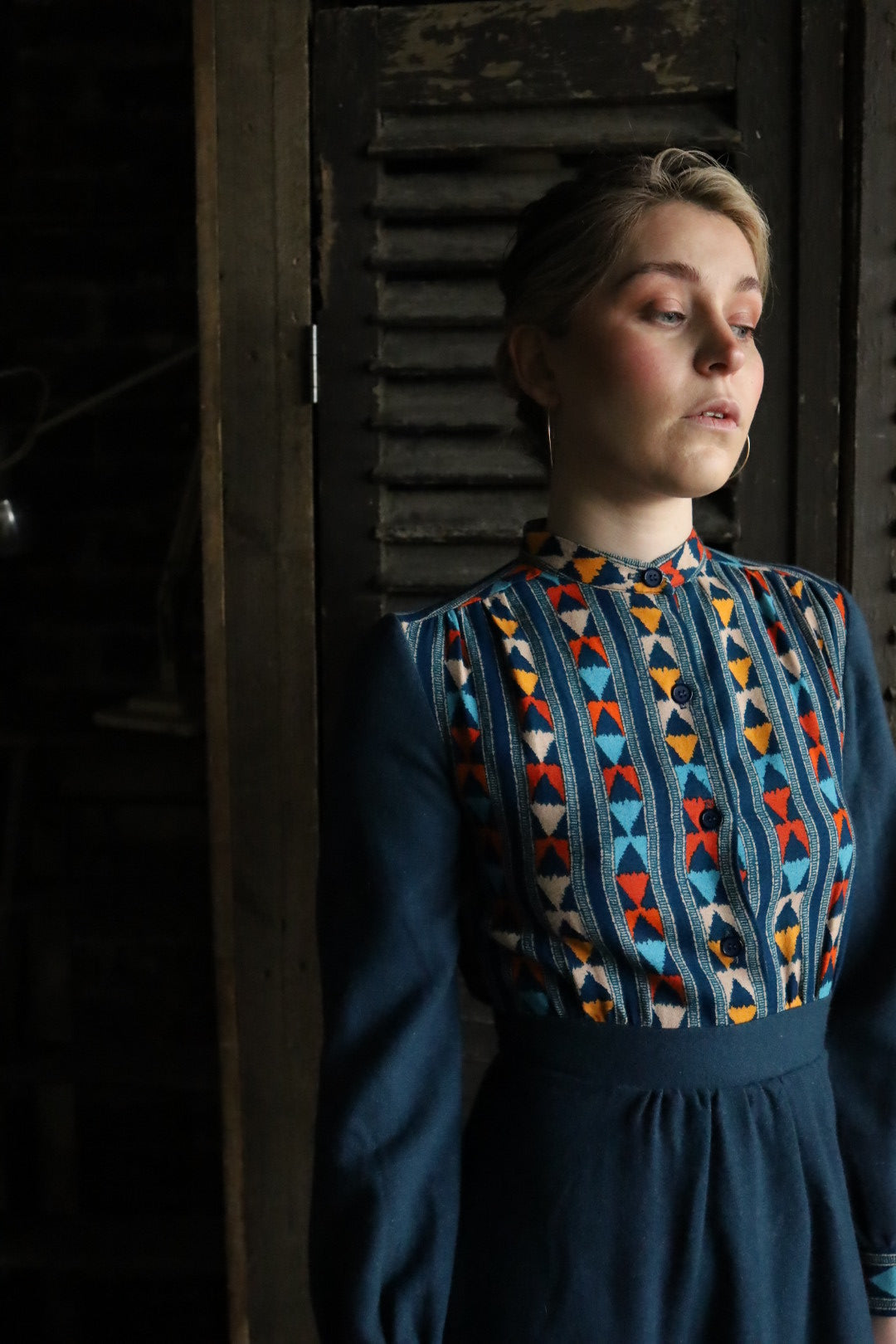 Navy Emcar Dress