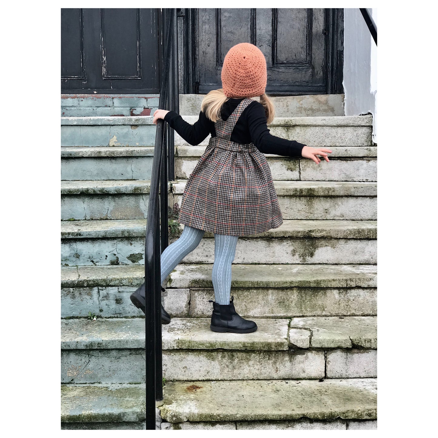 Tweed Dungaree Skirt