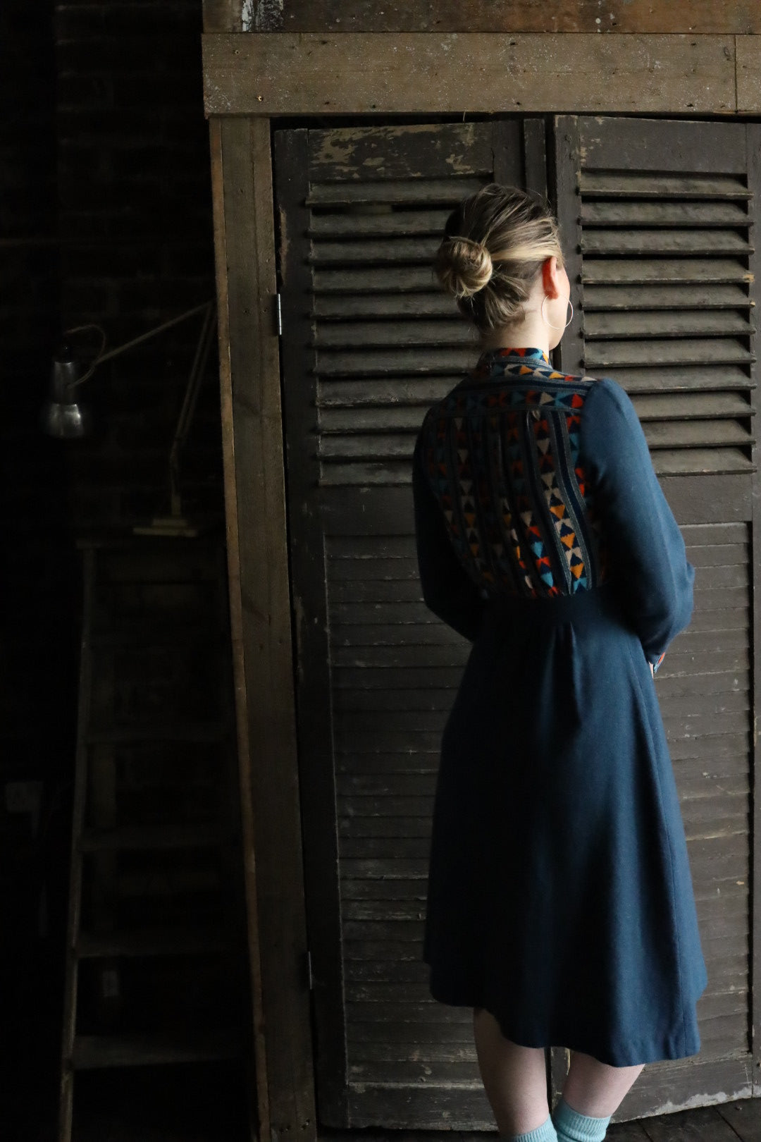 Navy Emcar Dress
