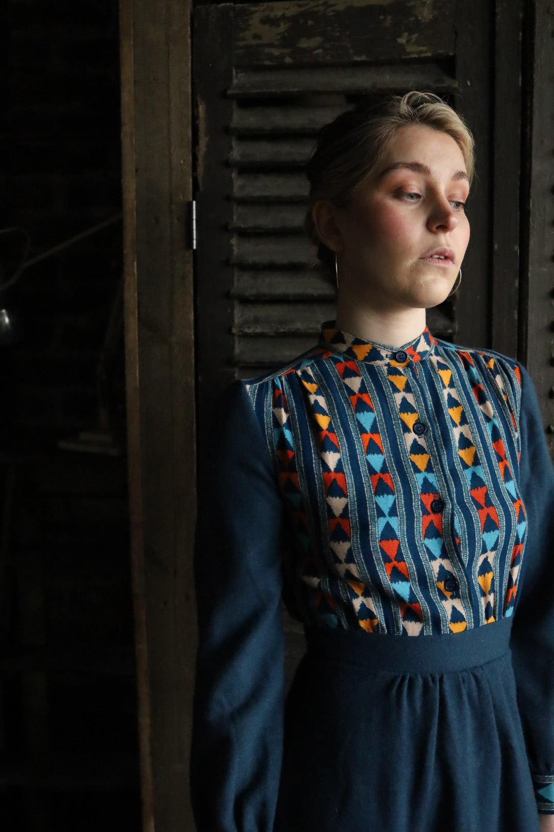 Navy Emcar Dress