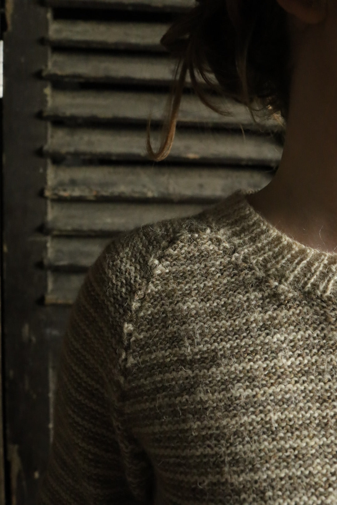 Hand Knitted Stripe Jumper with Pockets