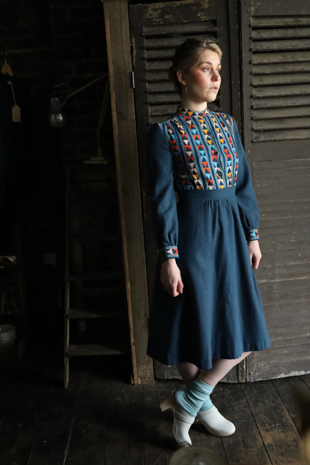 Navy Emcar Dress