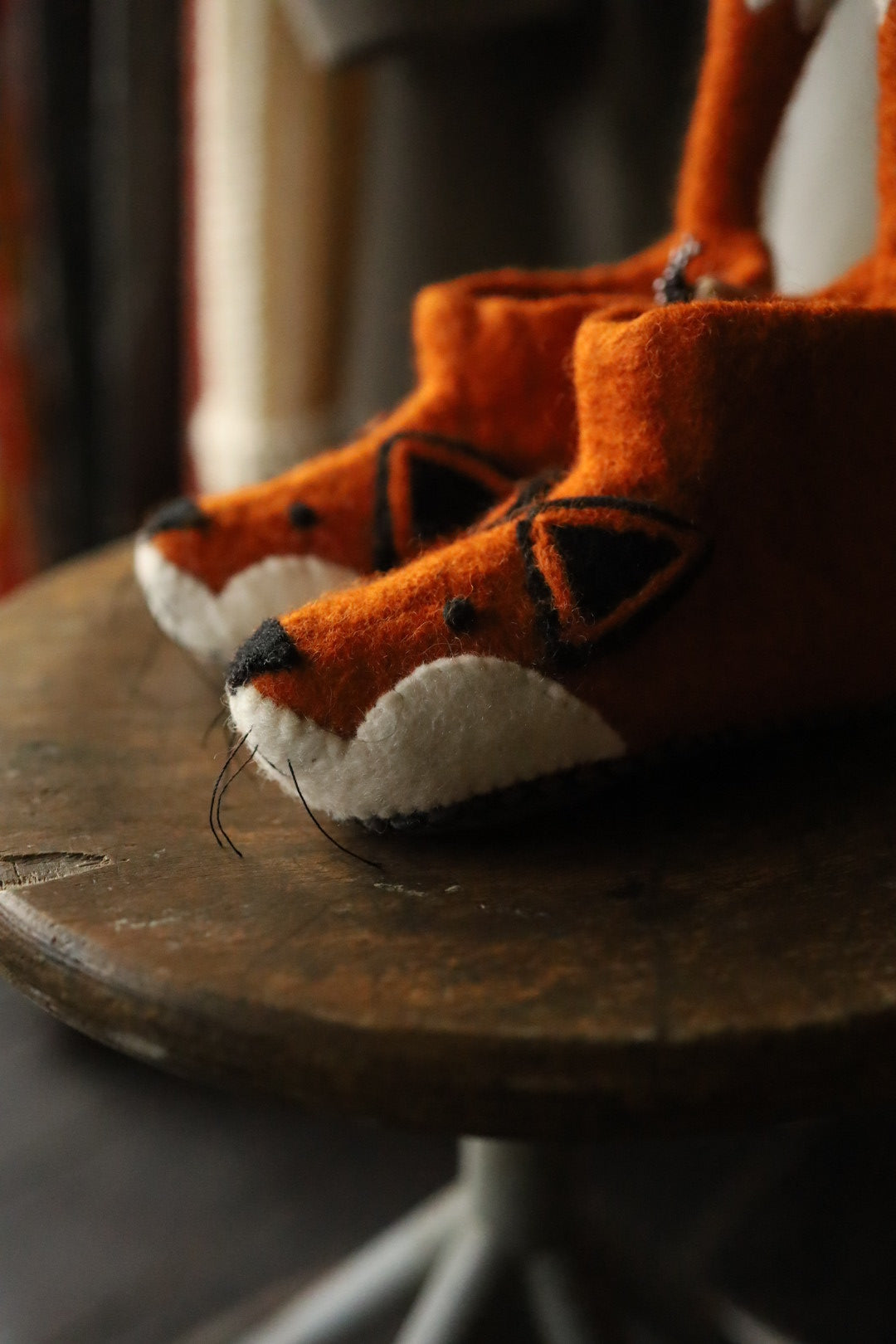 Felted Fox Children's Slippers