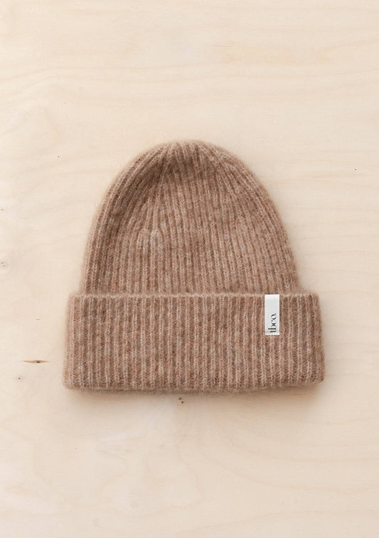 TBCo Mohair & Wool Beanie in Camel