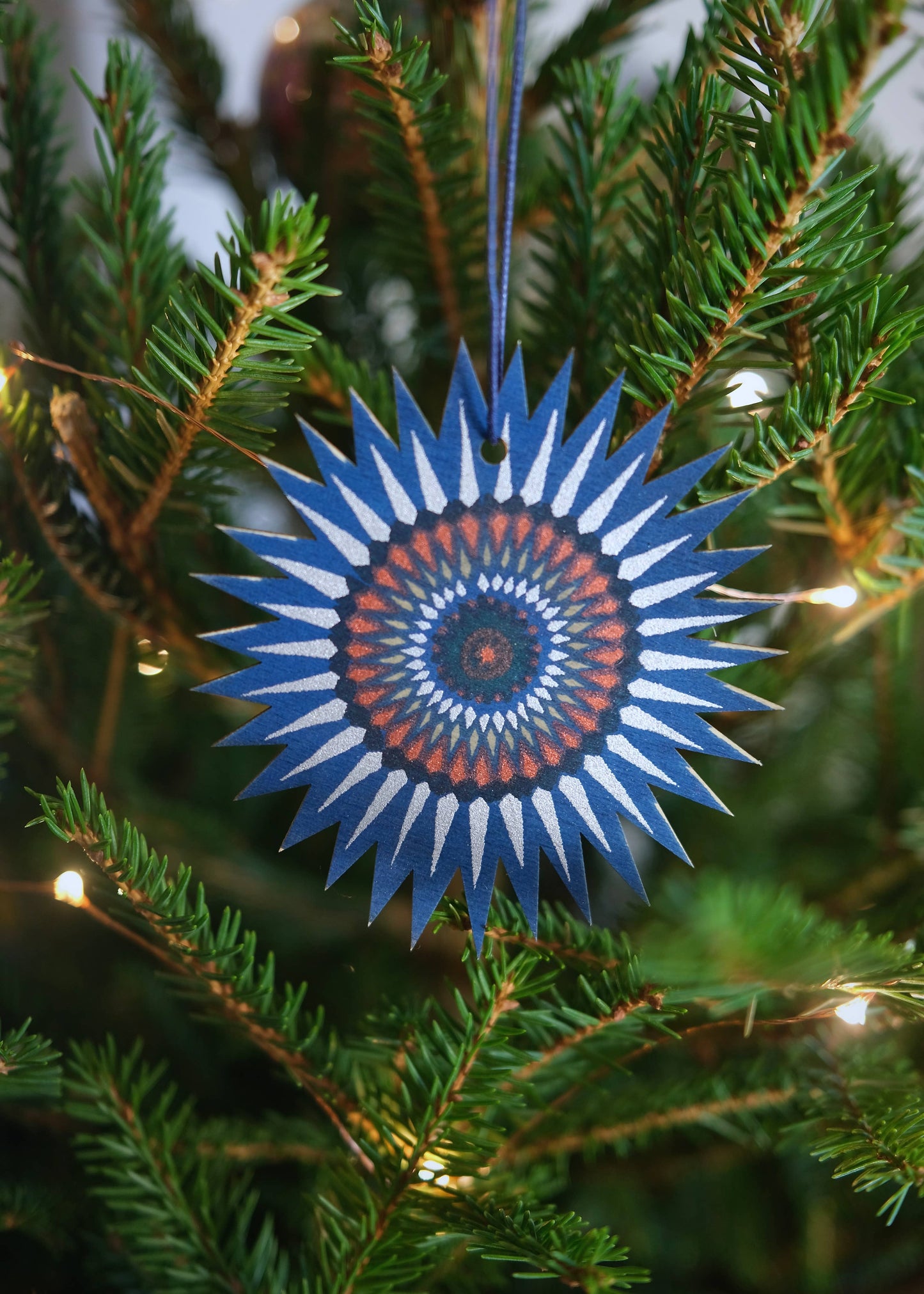 East End Press Wooden Star Decorations