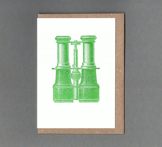 Marine Binoculars Greeting Card