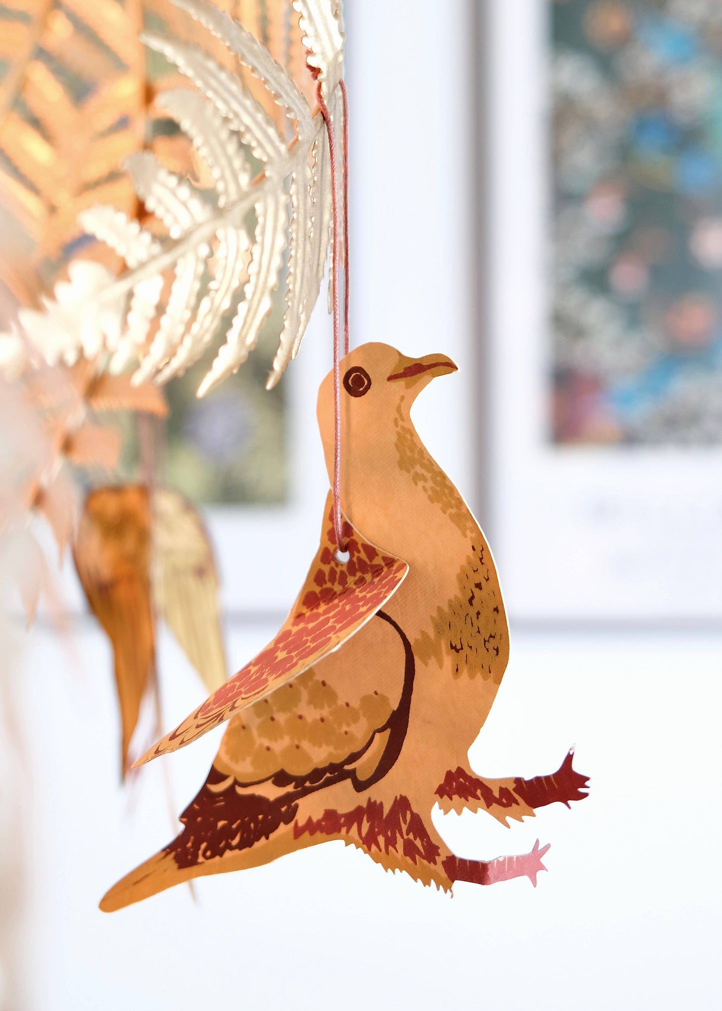 East End Press Winter Birds Paper Decorations