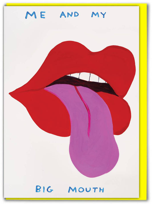 David Shrigley - My Big Mouth Greetings Card