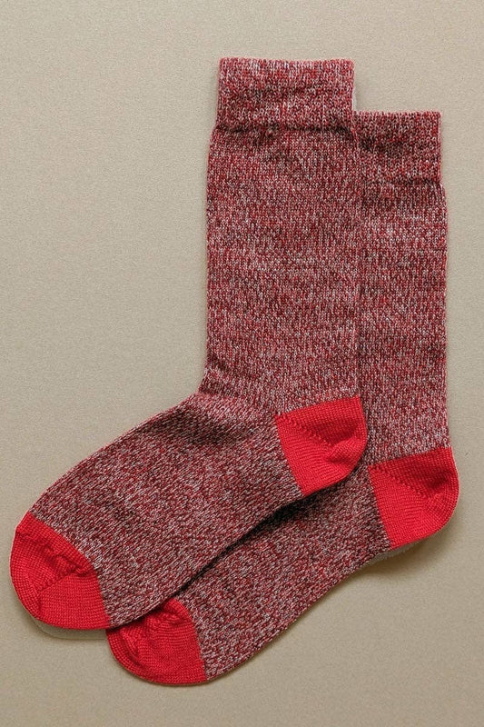 Rove Knitwear Fine Merino Wool Socks Poppy Red