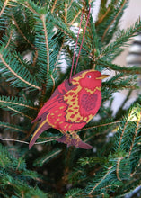 Load image into Gallery viewer, East End Press Wooden Robin Decoration